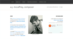 Desktop Screenshot of ajmccaffrey.com