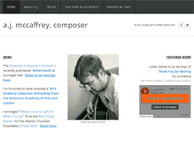 Tablet Screenshot of ajmccaffrey.com